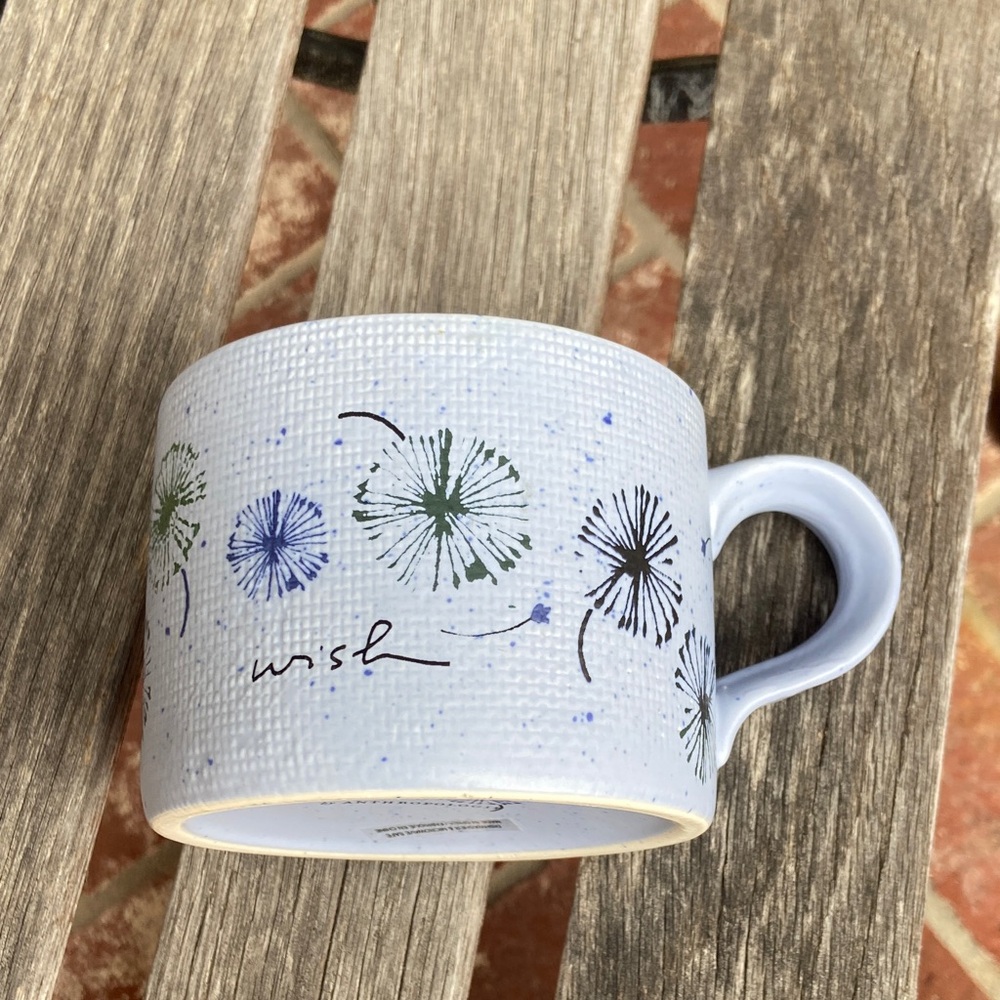 Anthropologie wish dandelion  Patterned Mug